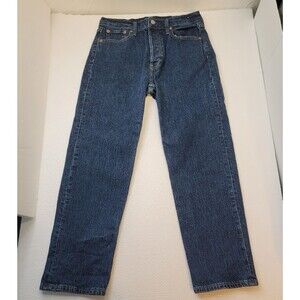 Gap The Cheeky Straight High Rise Jean Size 29/8S Button Fly in Dark Indigo Wash